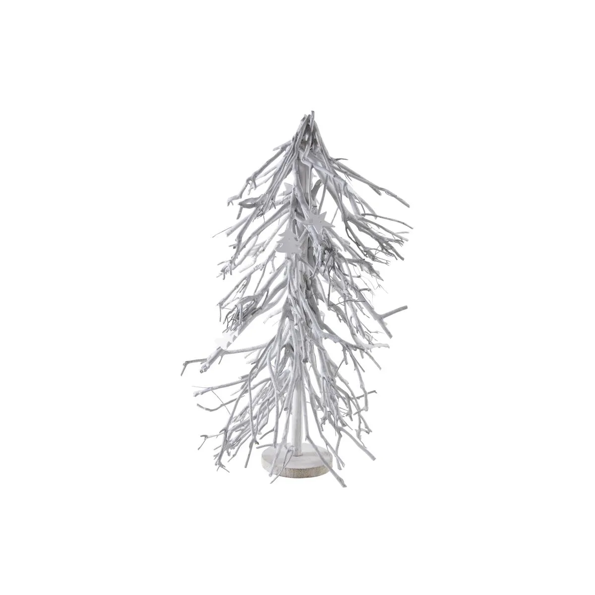 Aubry Gaspard Sapin de Noël Bois Patiné Blanc