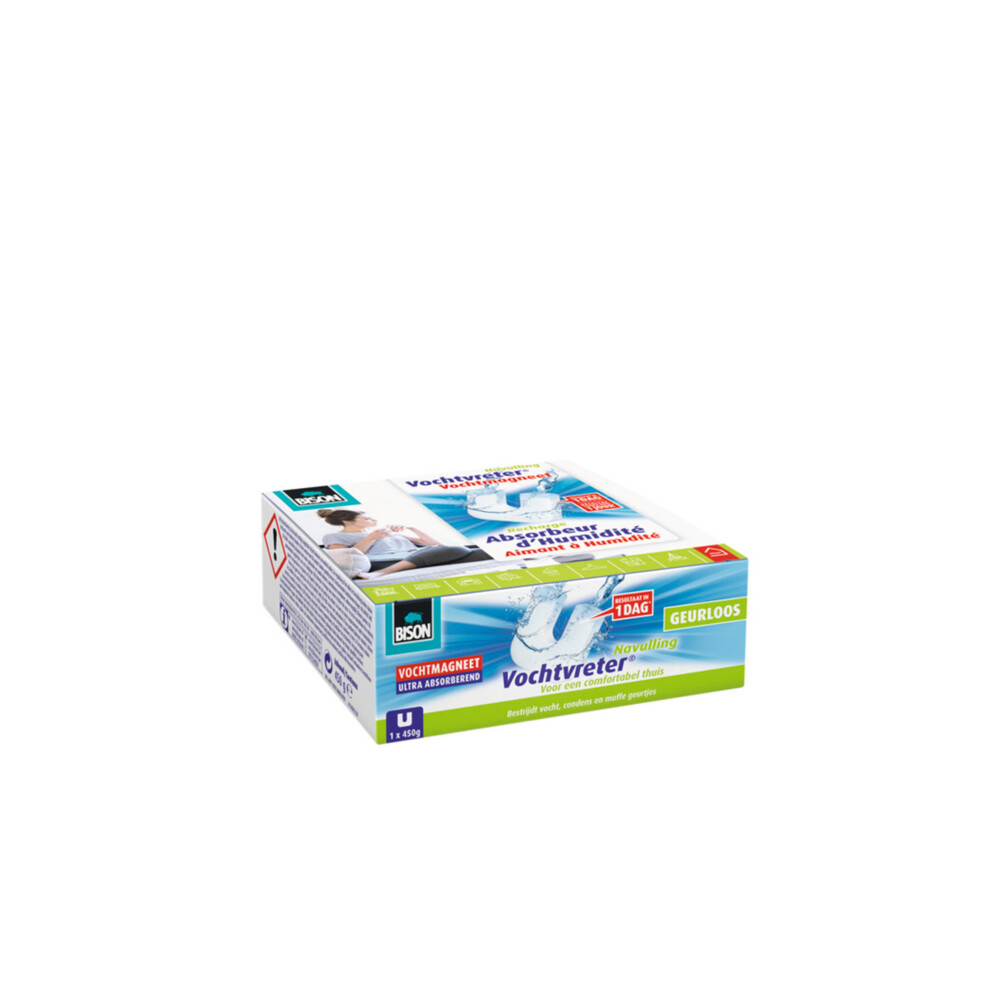 12x Bison Vochtvreter Vochtmagneet Neutraal450 gr