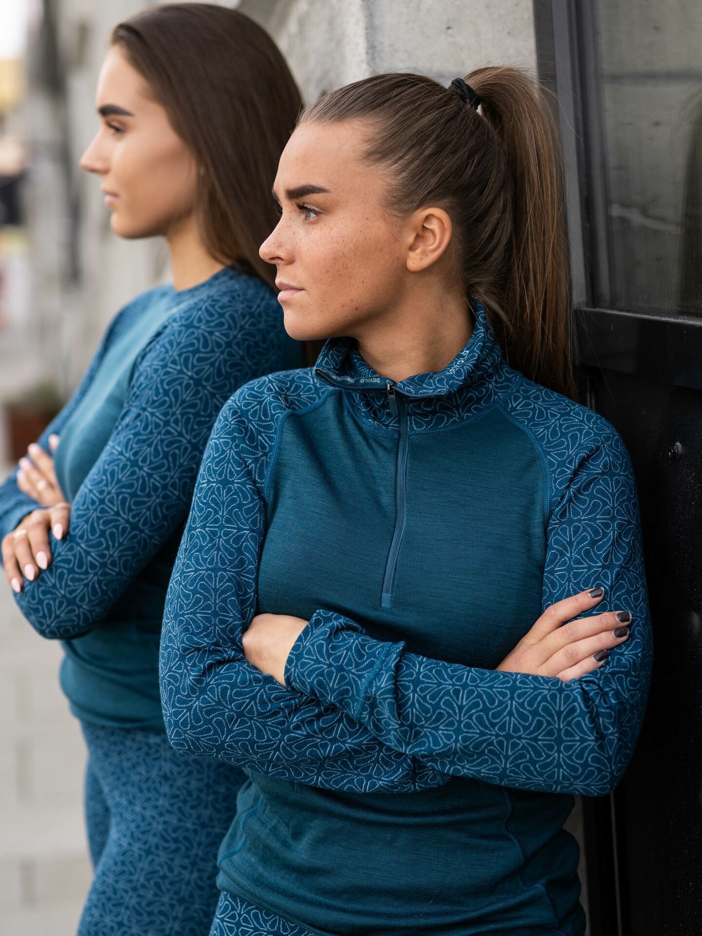 Duo Active Merino 205 Zip Neck Woman