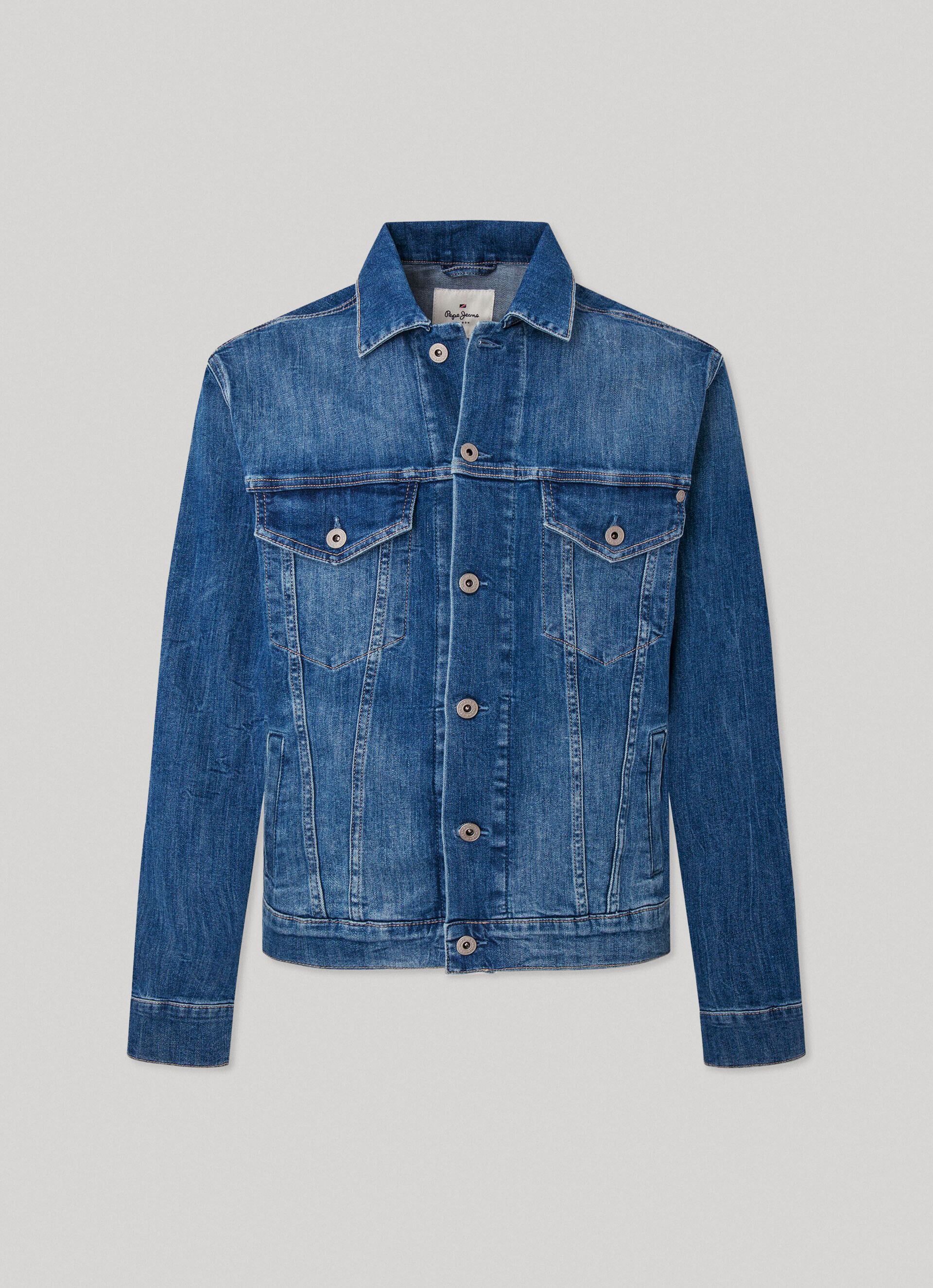 JAQUETA JEANS DE CORTE REGULAR - jeans