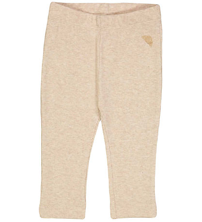VACVAC Leggings - Carlet - Rib - Light Latte melange