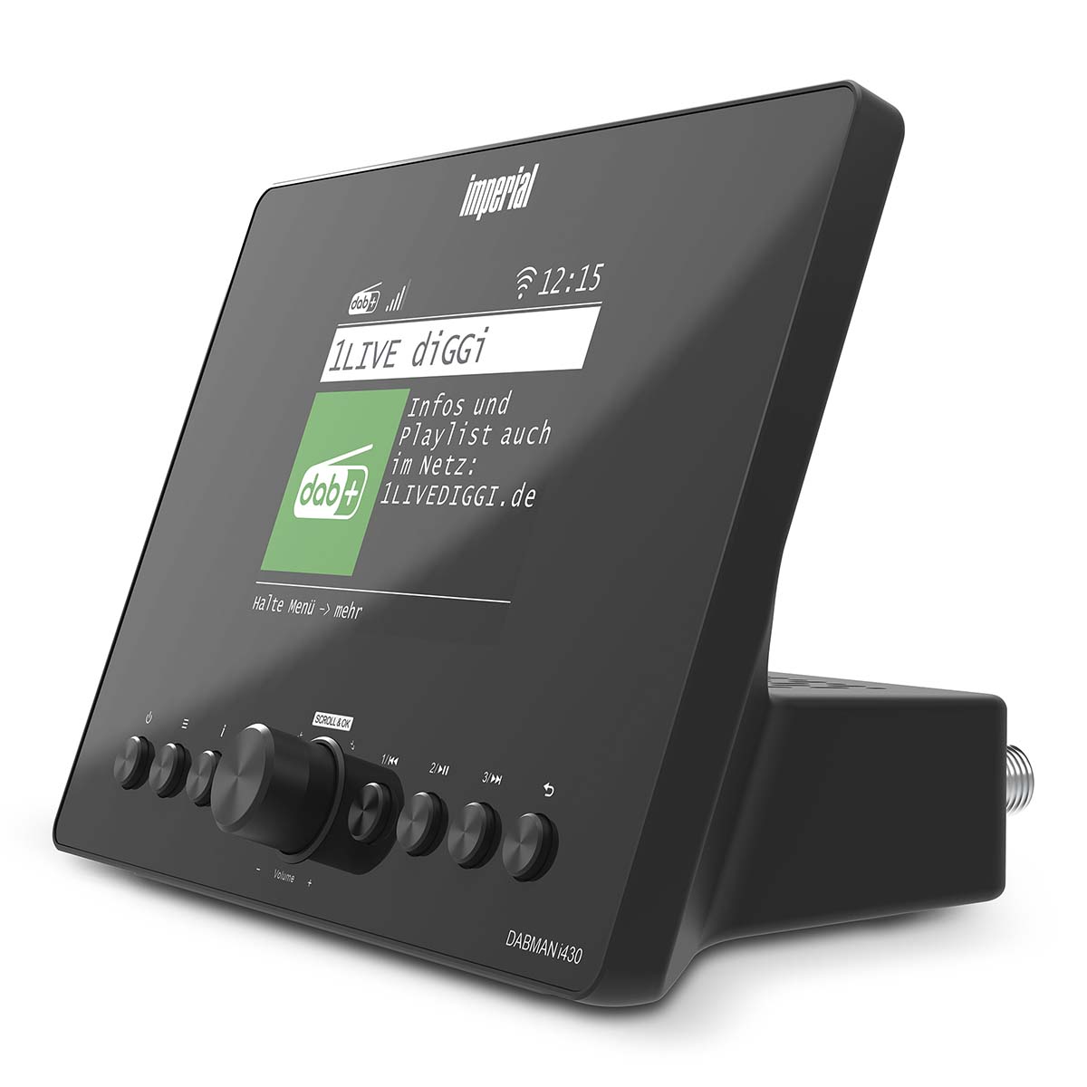 Imperial DABMANI430BK DAB+/FM Internetradio - Black