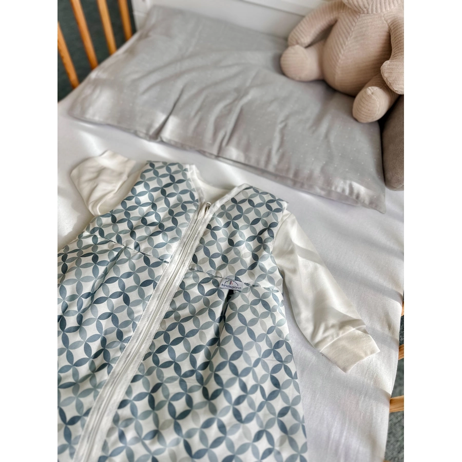 kindsgard x Alvi Kombi-Schlafsack kuglig blau 2-tlg.