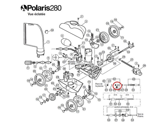 POLARIS - Connecteur uwf pour 280 - 91009001
