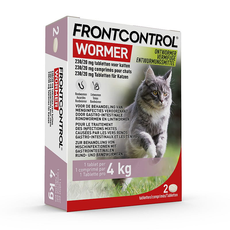 Frontcontrol Ontwormer Kat 2 tabletten | 15594