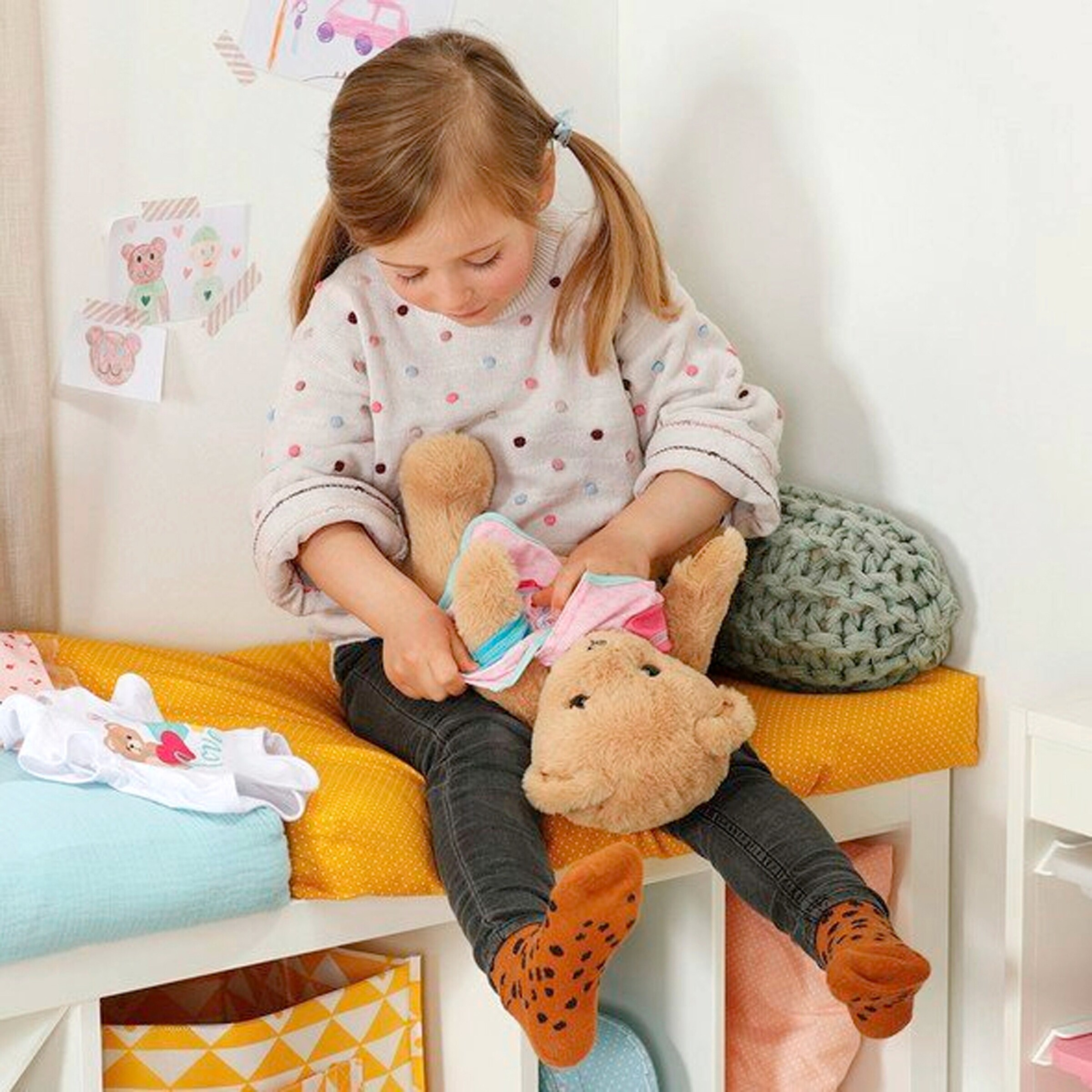 Zapf Creation - BABY BORN Kuscheltier Singender Teddy