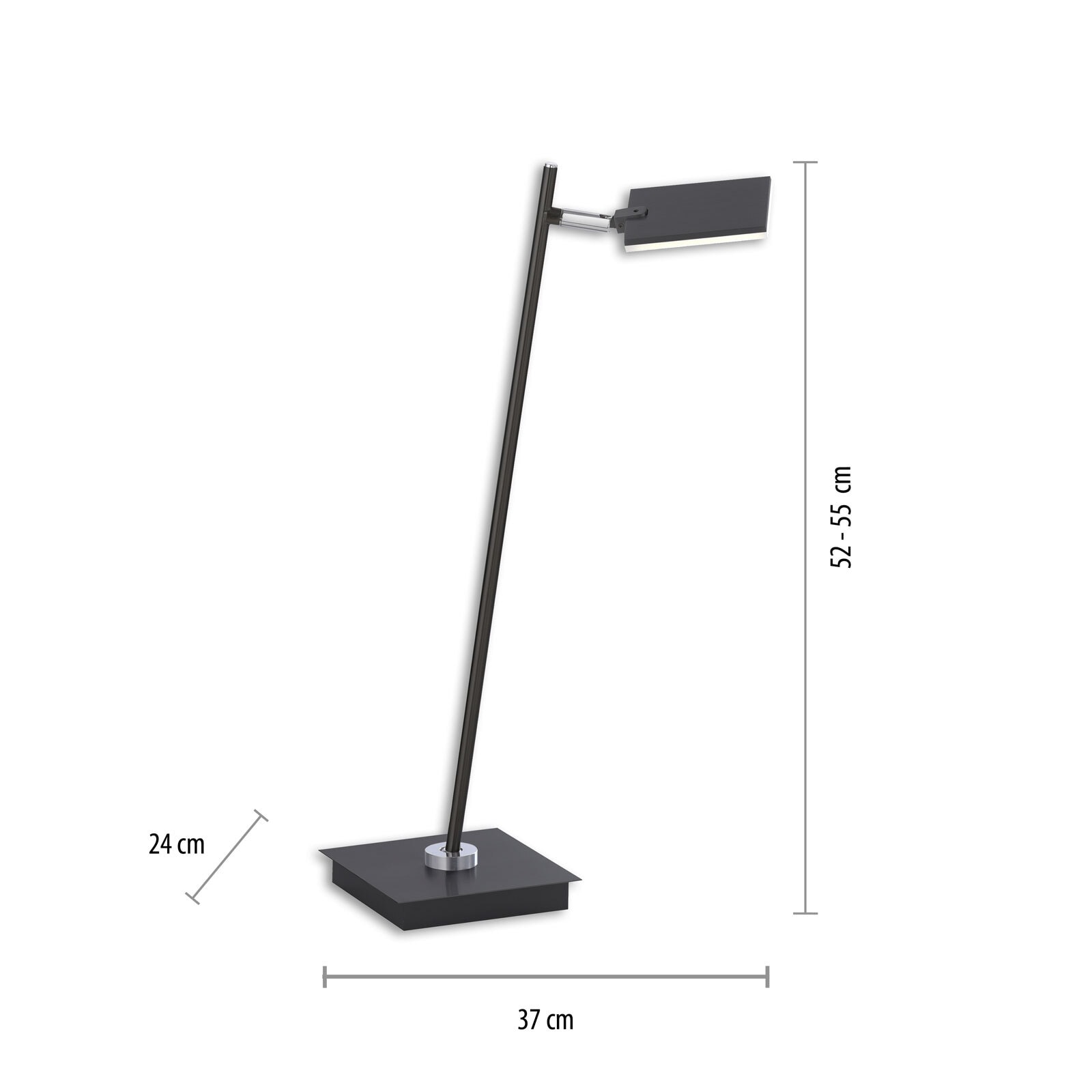 Paul Neuhaus LED Tischlampe PURE-MIRA schwarz