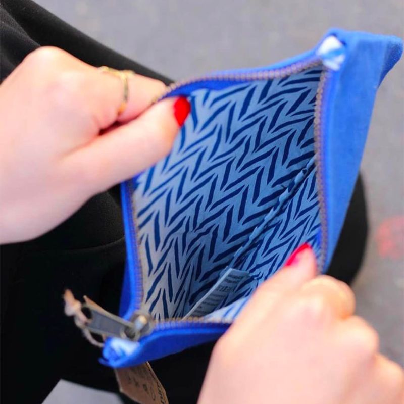 Pochette Lou 20 cm Bleu Electrique