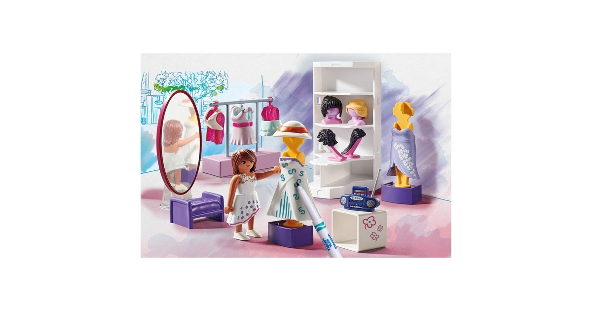 PLAYMOBILColor - Modeontwerpset Constructiespeelgoed  (71373)