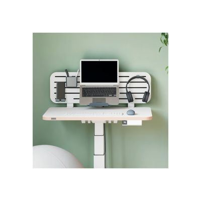 Leitz Ergo - Pegboard desk organizer - 2 crochets - carte MDF - blanc