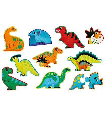 Crocodile Creek Puzzlespiel - 10 st. - Dinosaurier
