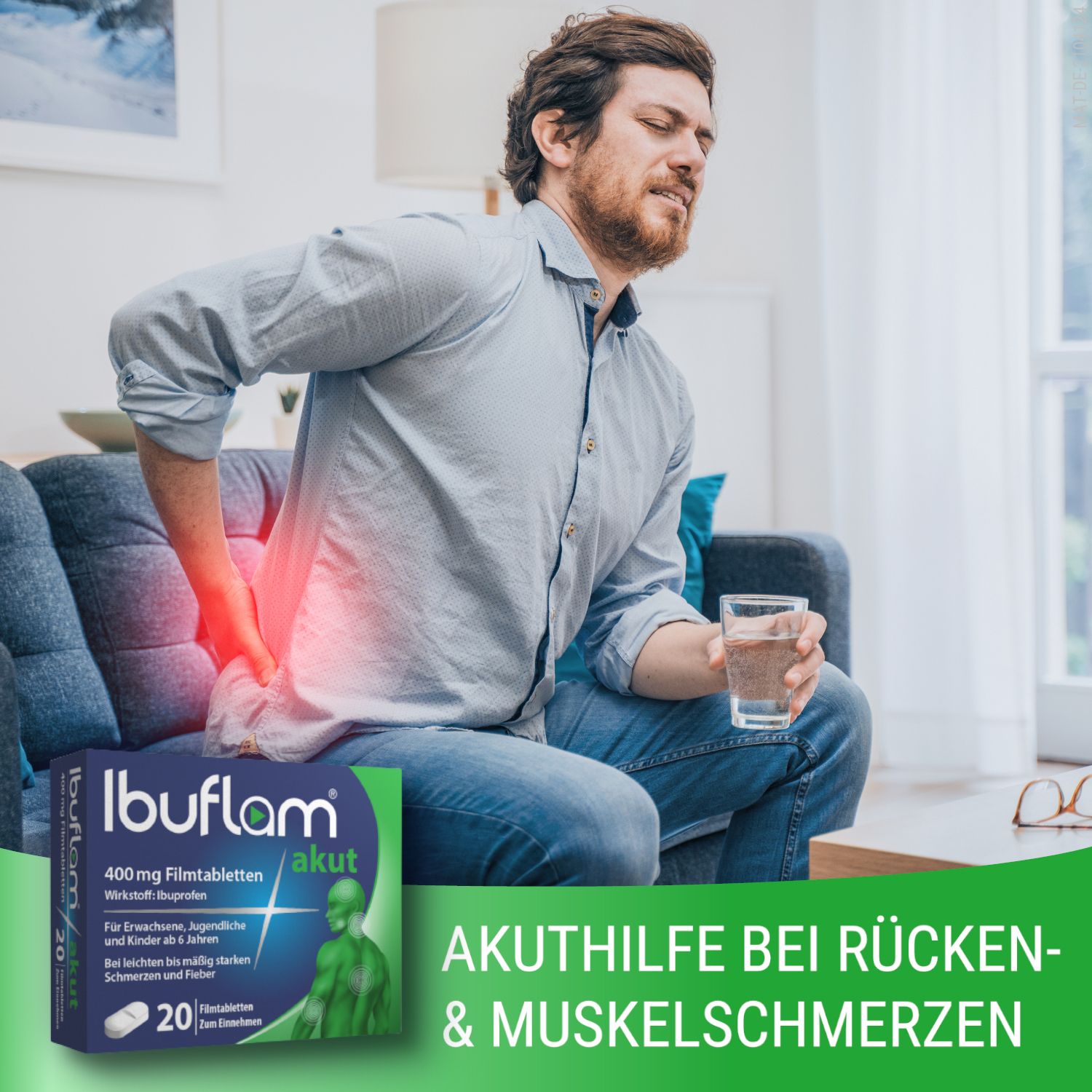 Ibuflam® akut: 400 mg Ibuprofen Schmerztabletten