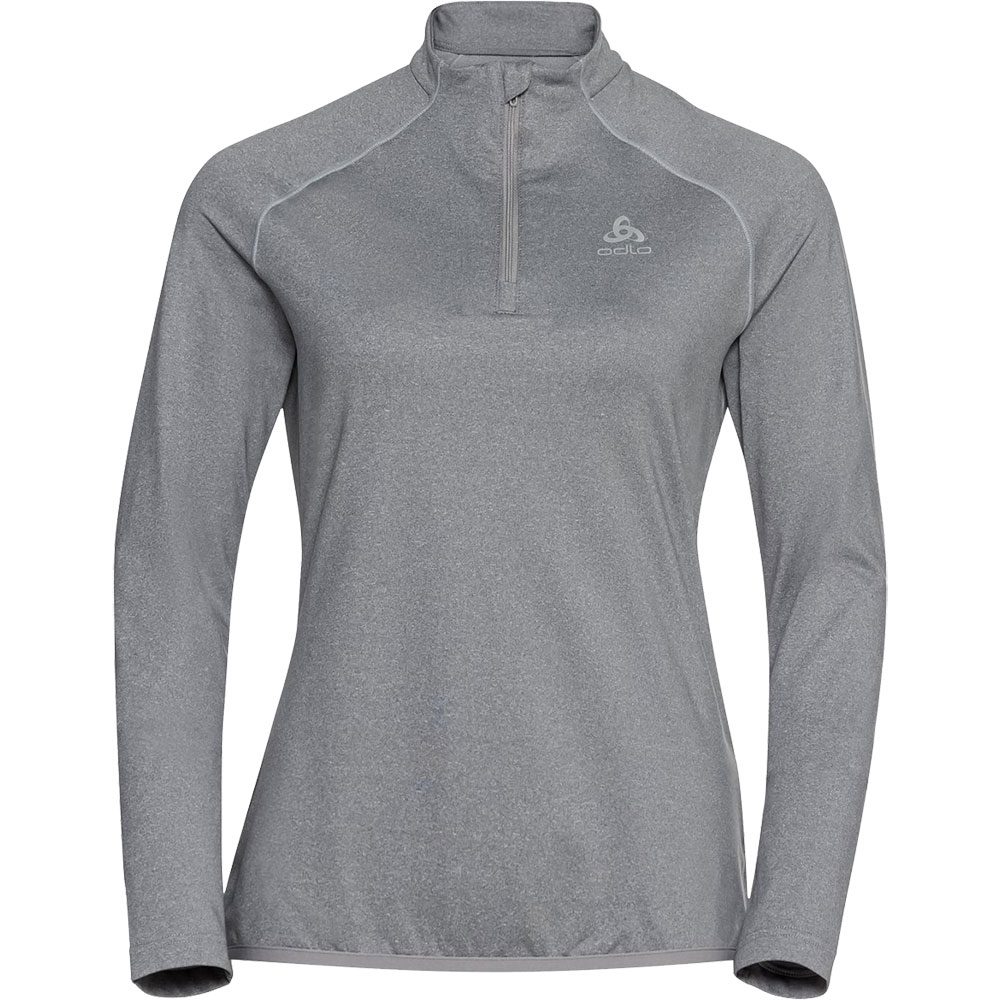 Odlo Berra Light 1/2 Zip Midlayer Damen grey melange
