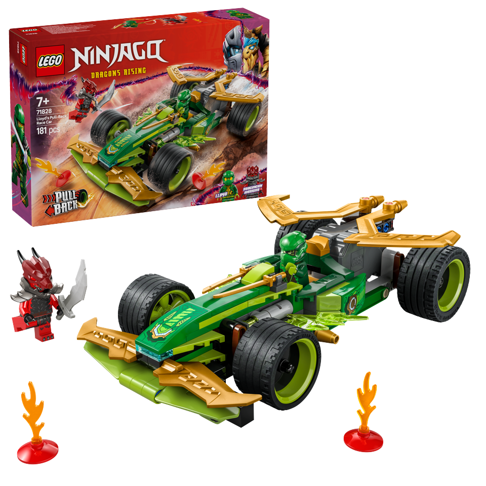 LEGO - Ninjago - Lloyds Pull-Back Racerbil (71828)