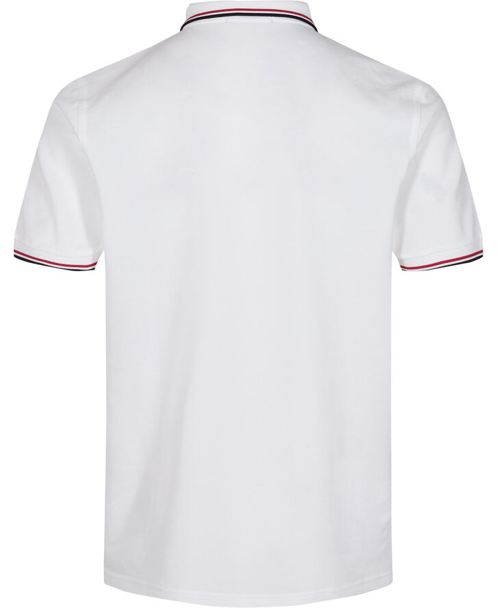Fred Perry M3600 Core Twin Tipped Polo Shirt Wht/brt red