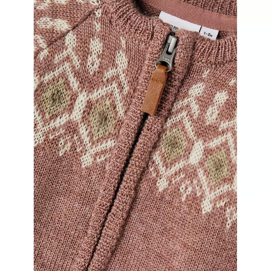 name it Woll-Overall Nbfwriss Cognac