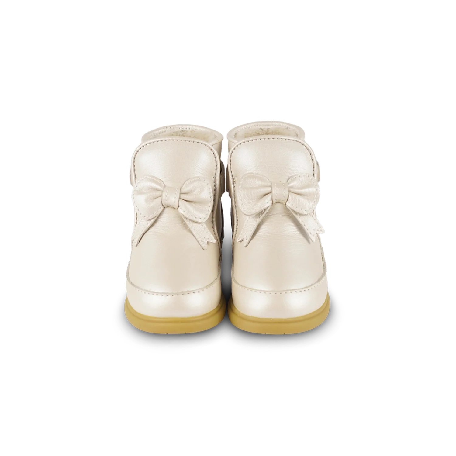 Cemilla Shoes | Off White Metallic Leather