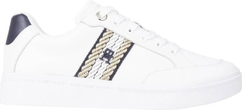 Tommy Hilfiger Rechtbank Sneaker MET Webbing White Unisex
