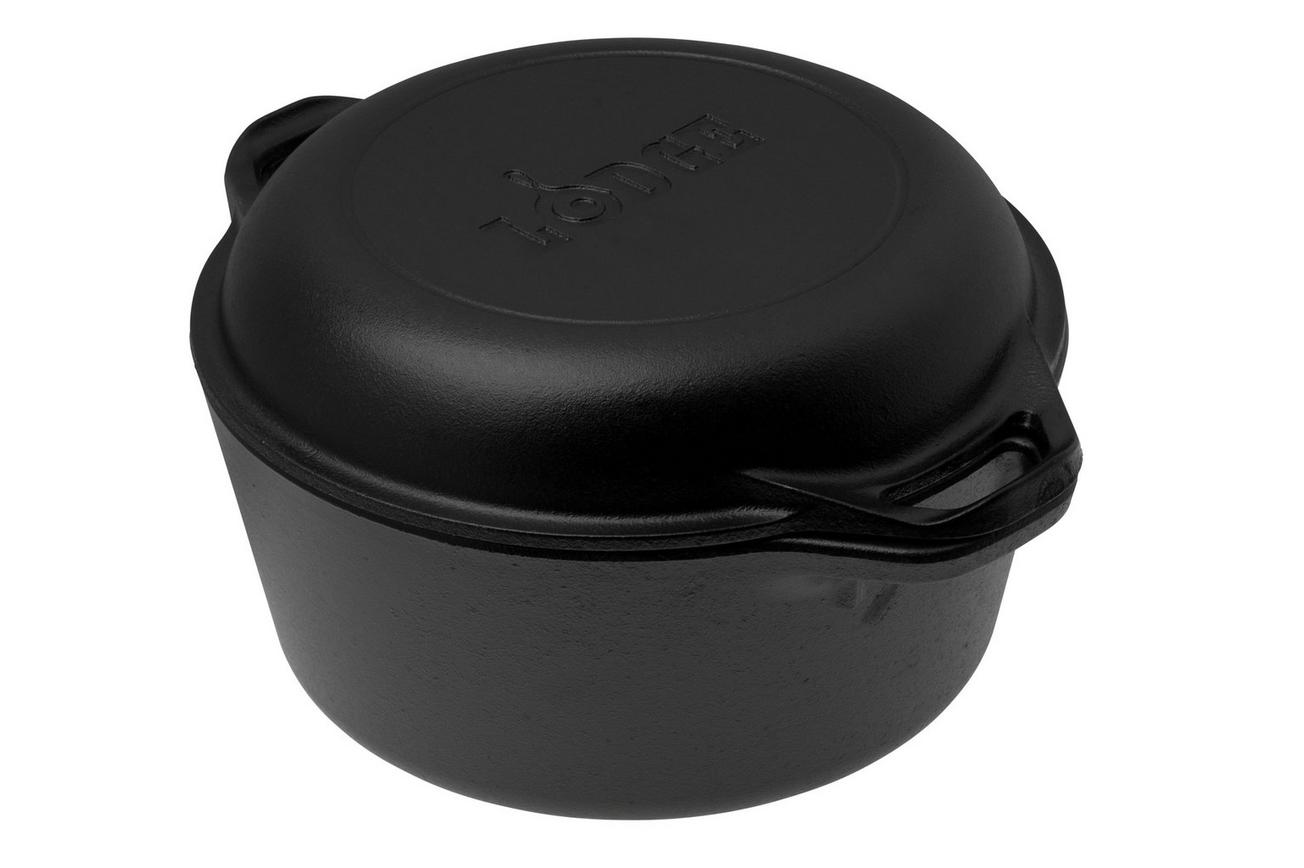 Lodge Double Dutch Oven L8DD3, Inhoud ca. 4,7 L