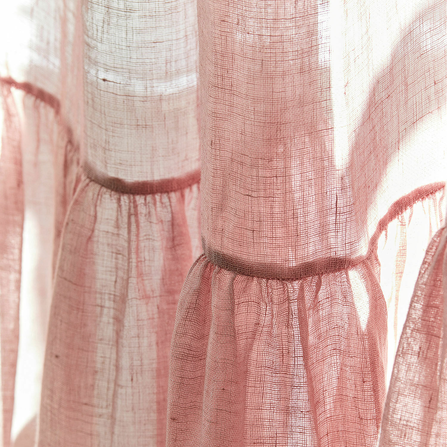Gardine Drimmelen 135x250 cm | rosa
