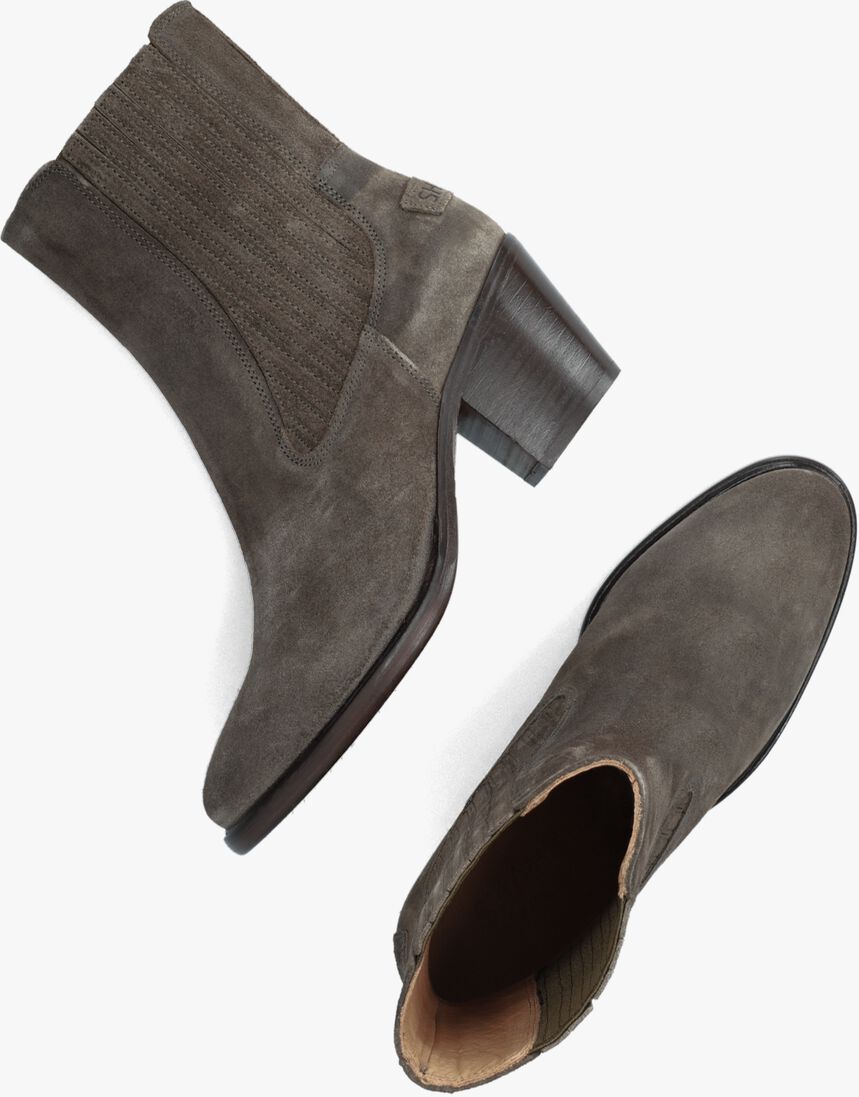 SHABBIES taupe shabbies enkellaarsjes 183020297
