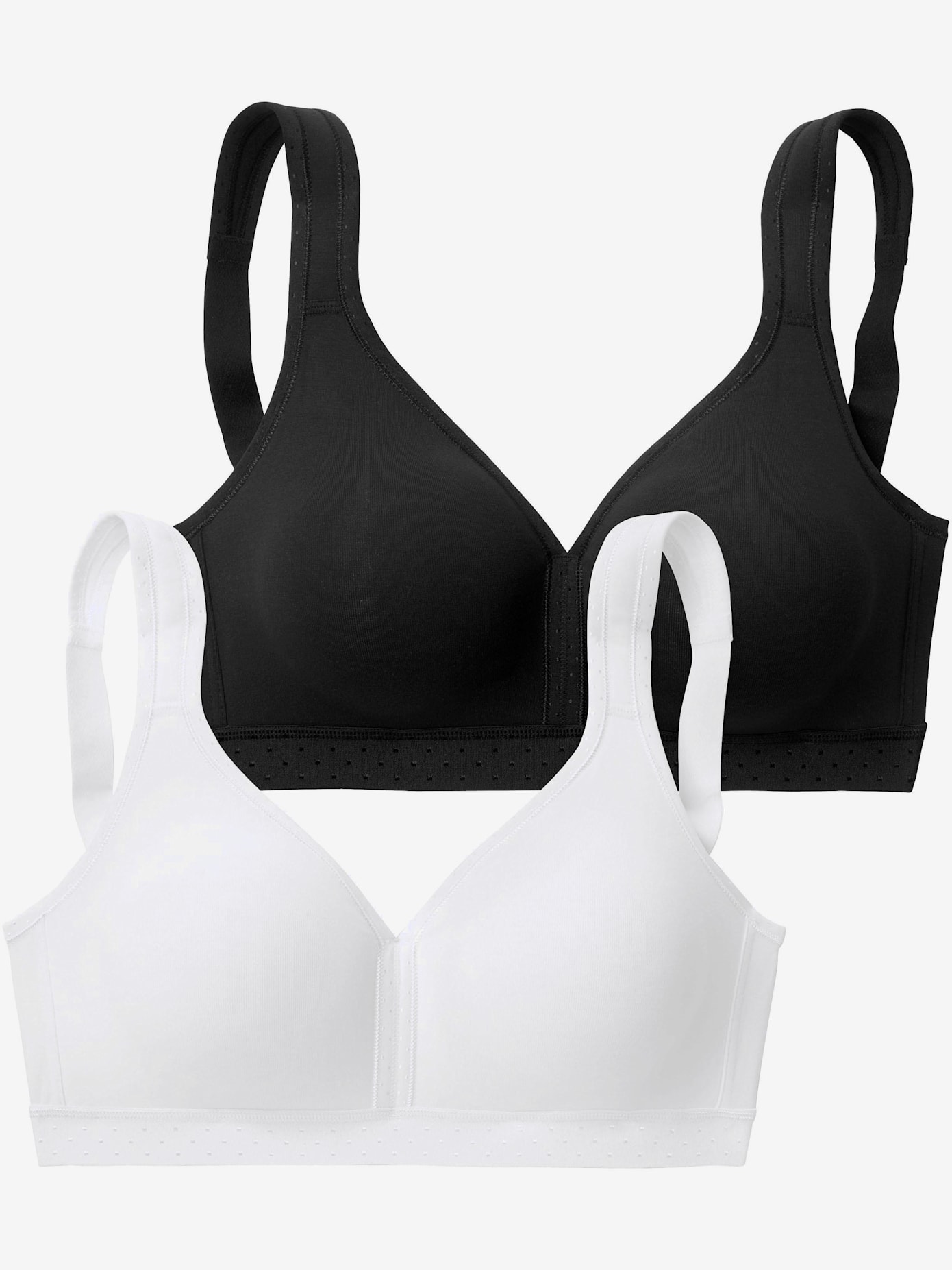 Soutien-gorge doux soutien-gorge basique en lot de 2