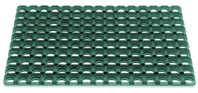 Ringmat 100 x 150 cm Groen
