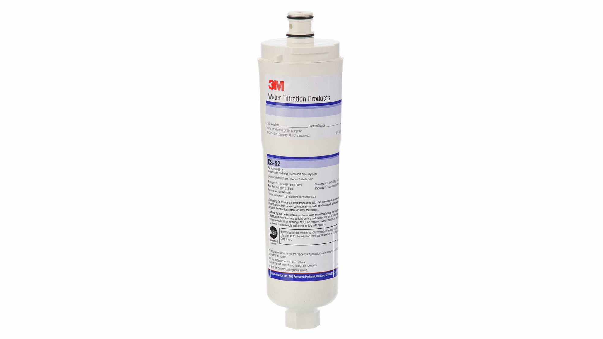 Filtro de água interno para refrigeradores americanos 00640565
