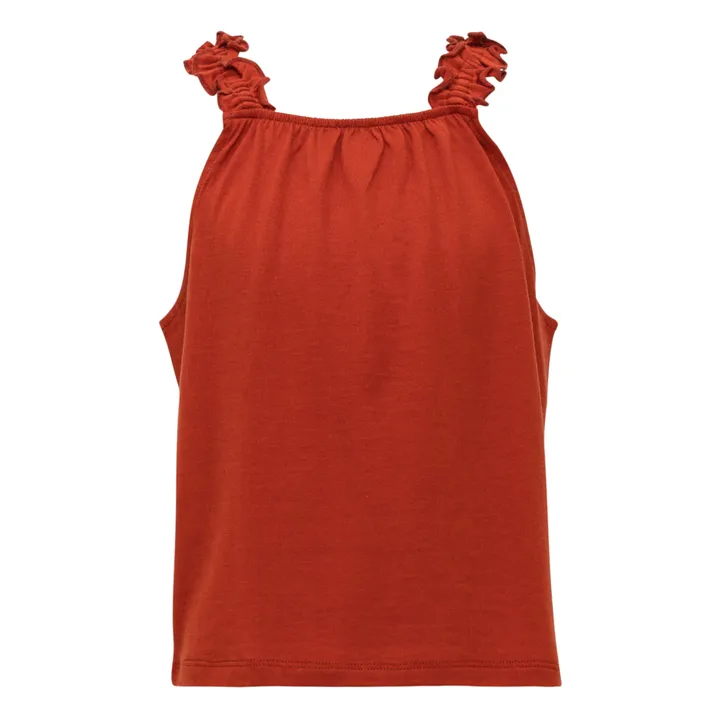 Minimalisma T-Shirt en Soie Hello | Rouge
