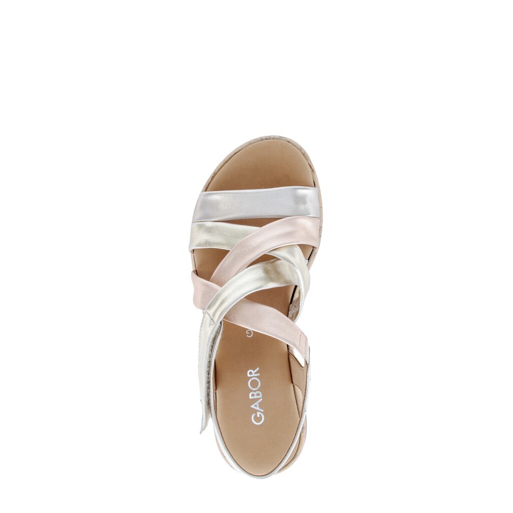 Sandal met riempjes multicolour