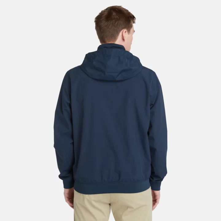 Blouson bomber résistant à l'eau pour homme en bleu foncé