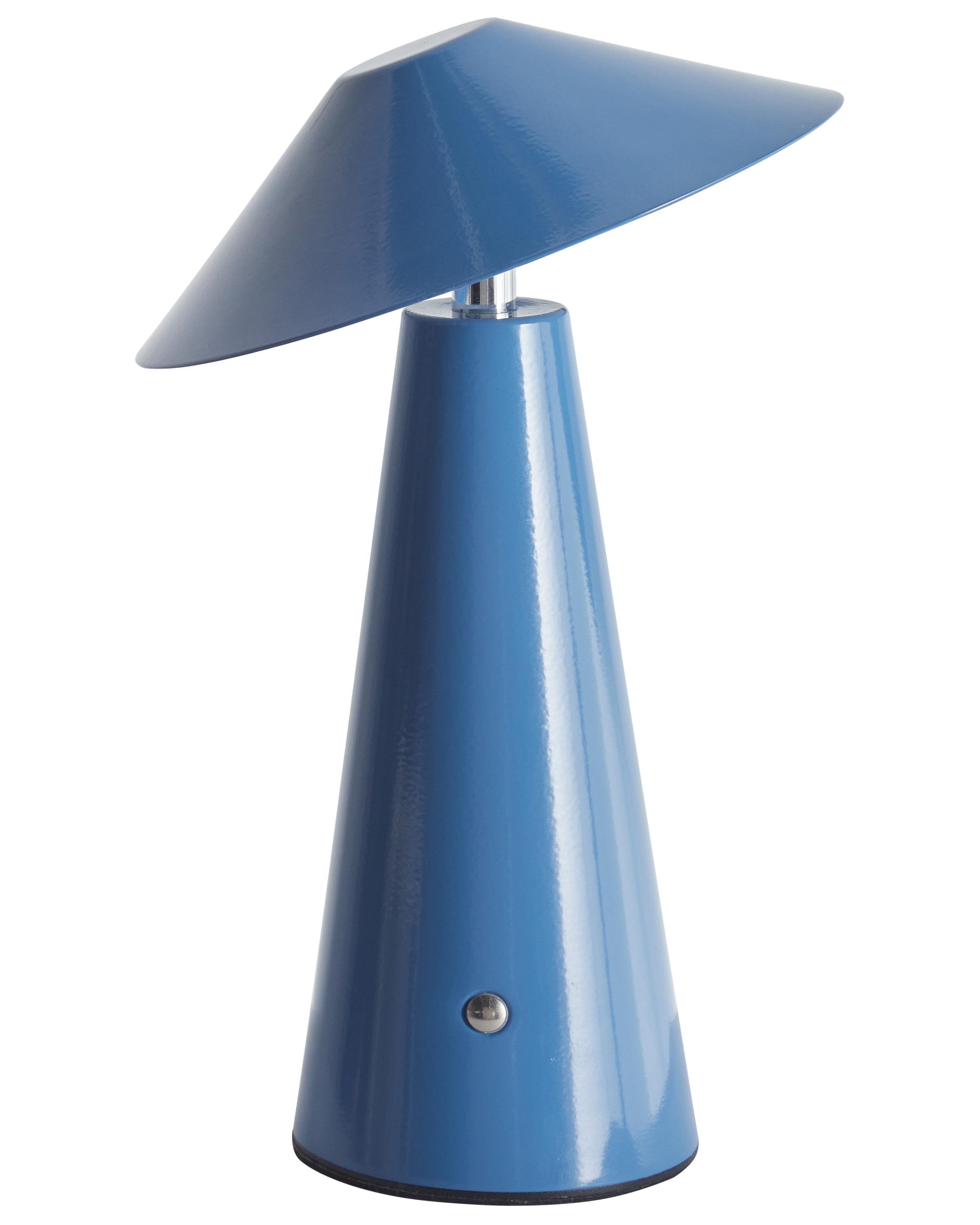 LED draadloze tafellamp APAYAO met dimmer Metaal Blauw