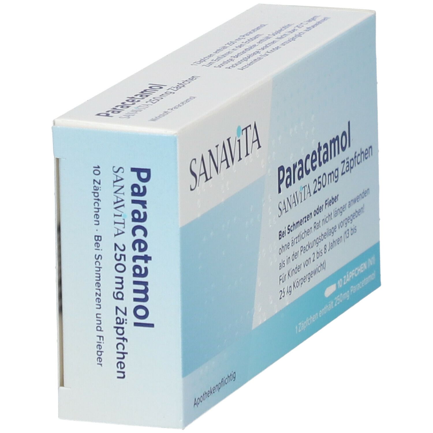 Sanavita Paracetamol 250 mg Zäpfchen