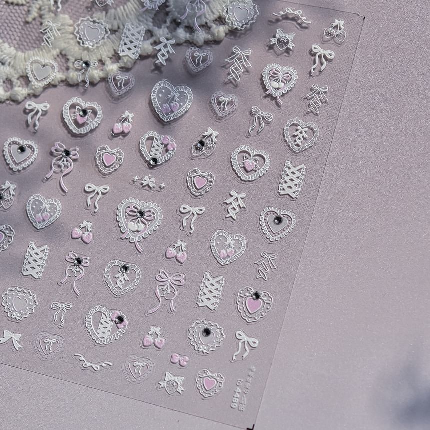 dainlili - Kanten nagelstickers