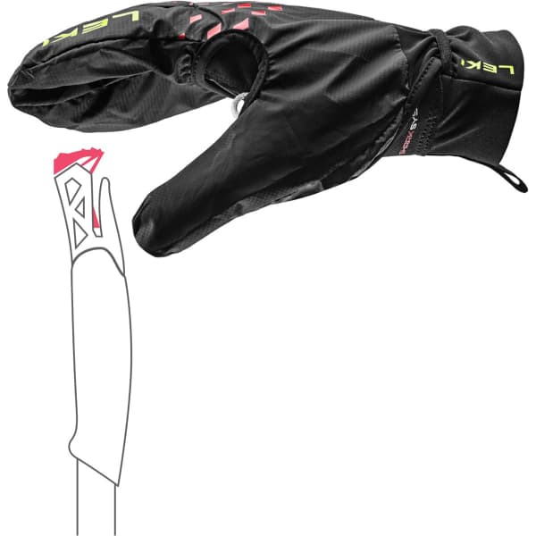 Gant running LEKI ULTRA TRAIL STORM SHARK