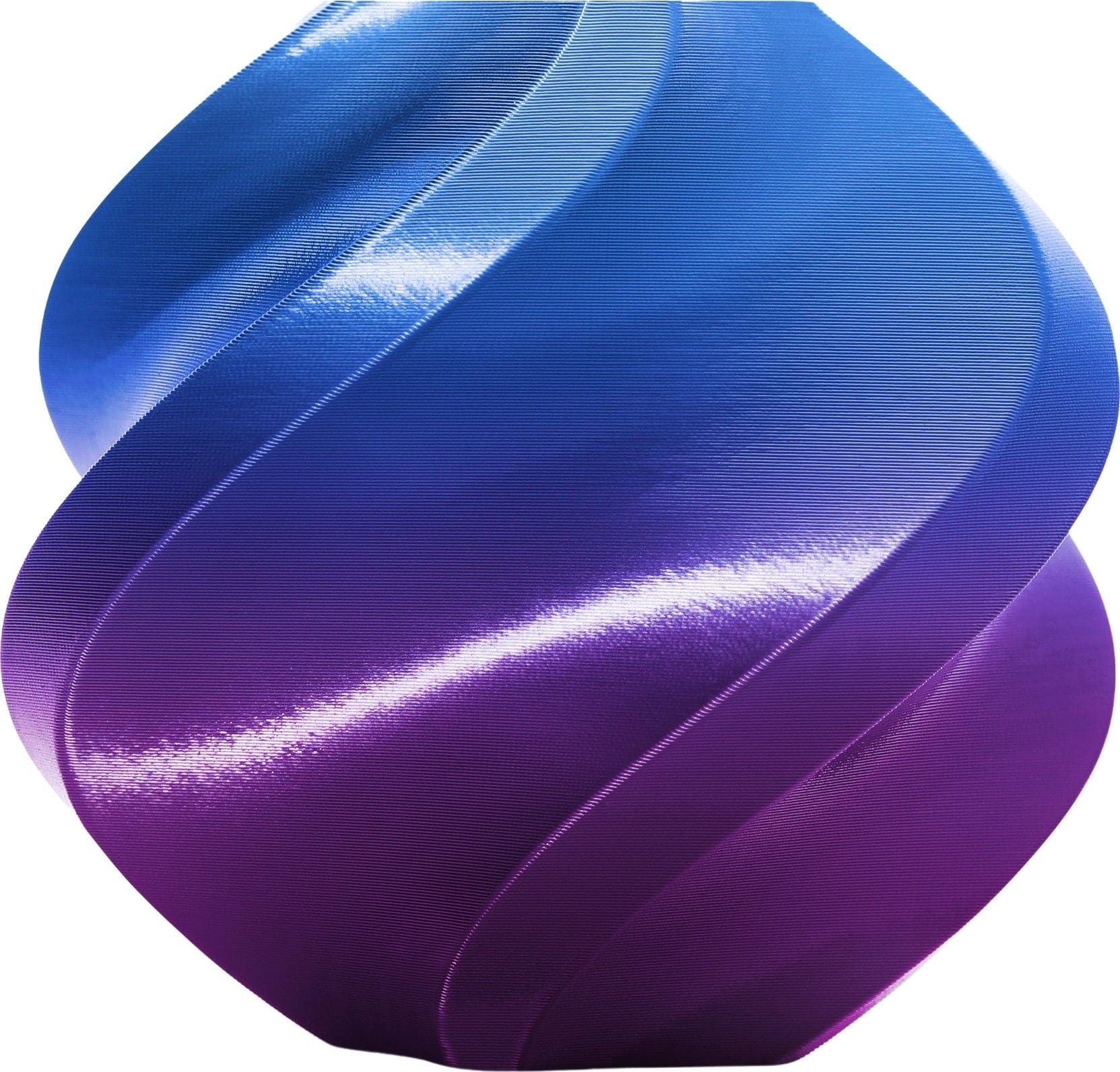 Bambu Lab  PLA Silk Dual Color Aurora Purple, Spule (1.000 g)    Seidiges PLA mit Hochglanz in Aurora Purple