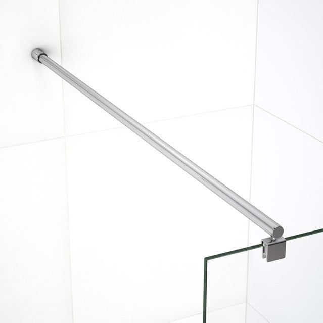 Zircon Essence Douchecabine | 100x90 cm Chroom Helder glas Draaideur Rechthoek
