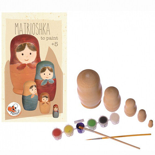 Egmont toys knutselset matroesjka verven