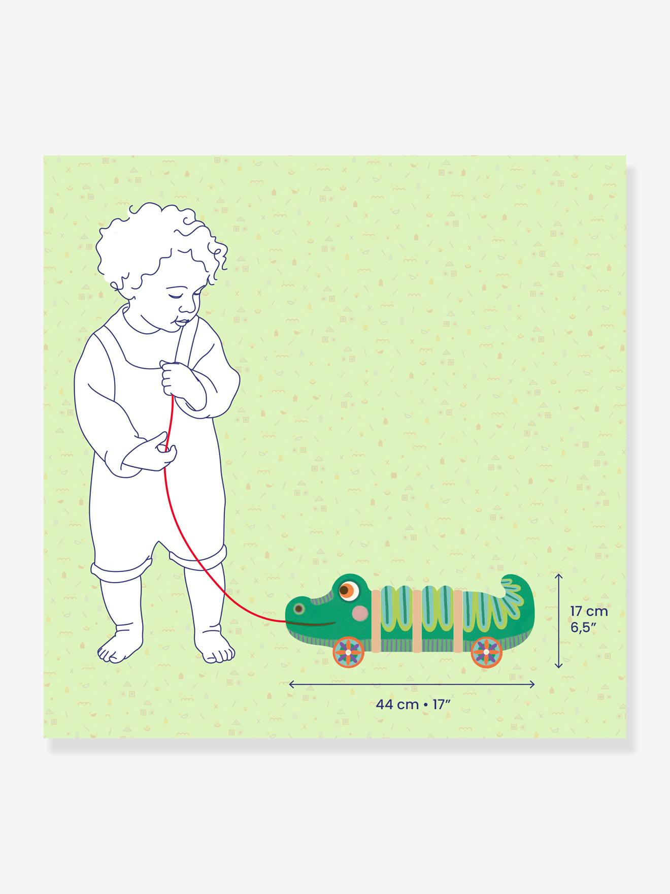 Crocodilo por arrastar 
