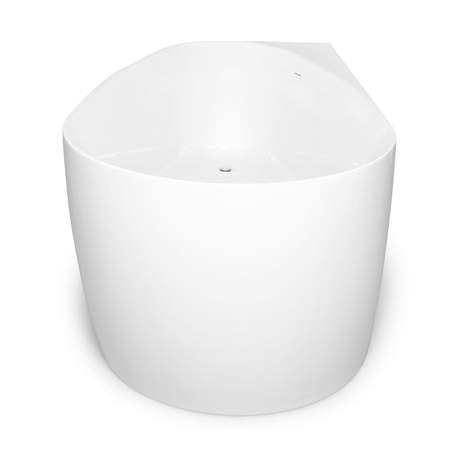 Kerra Lucy half vrijstaand bad 170x80cm wit