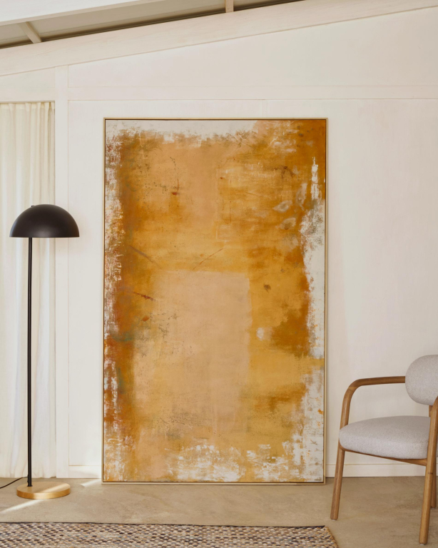 Kave Home Catlar vloerlamp zwart