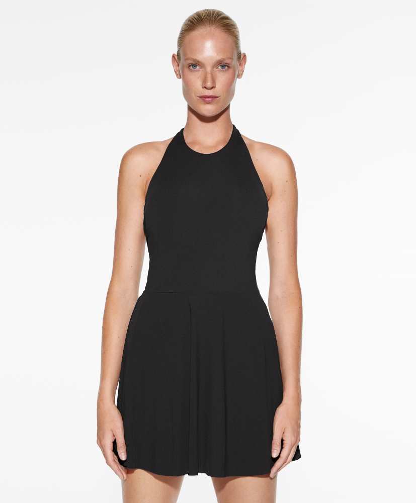 Vestido frente única com toque leve
