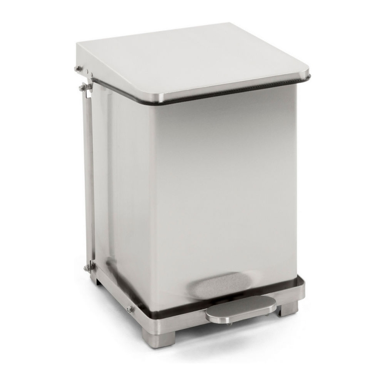 Industri\u00eble pedaalemmer 27 ltr RVS