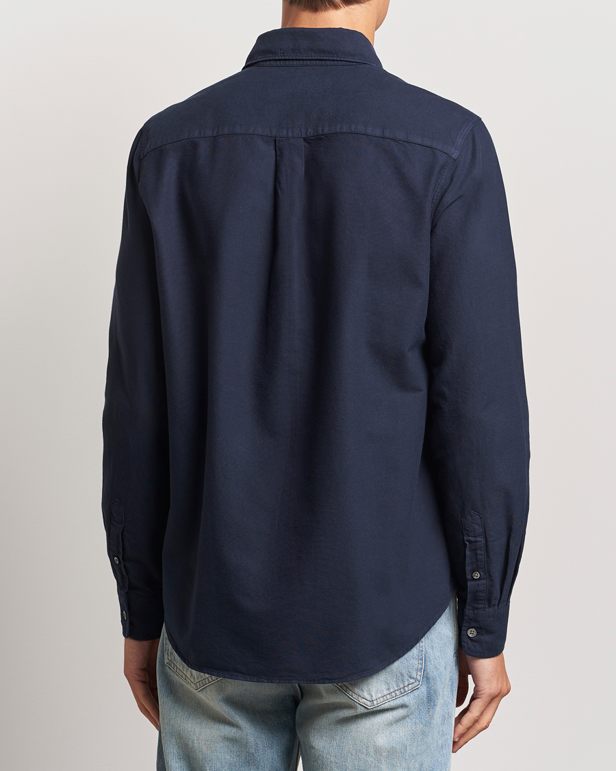 A Day's March Mason Dyed Oxford Shirt Navy
