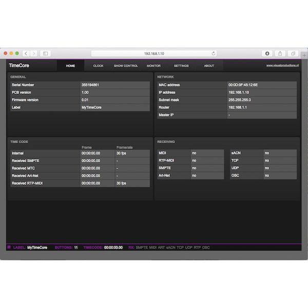Visual Productions TimeCore