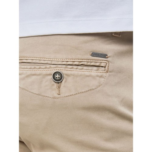 Jack & Jones - 12186479 MARCOJJ FRED-WHITE PEPPER Beige