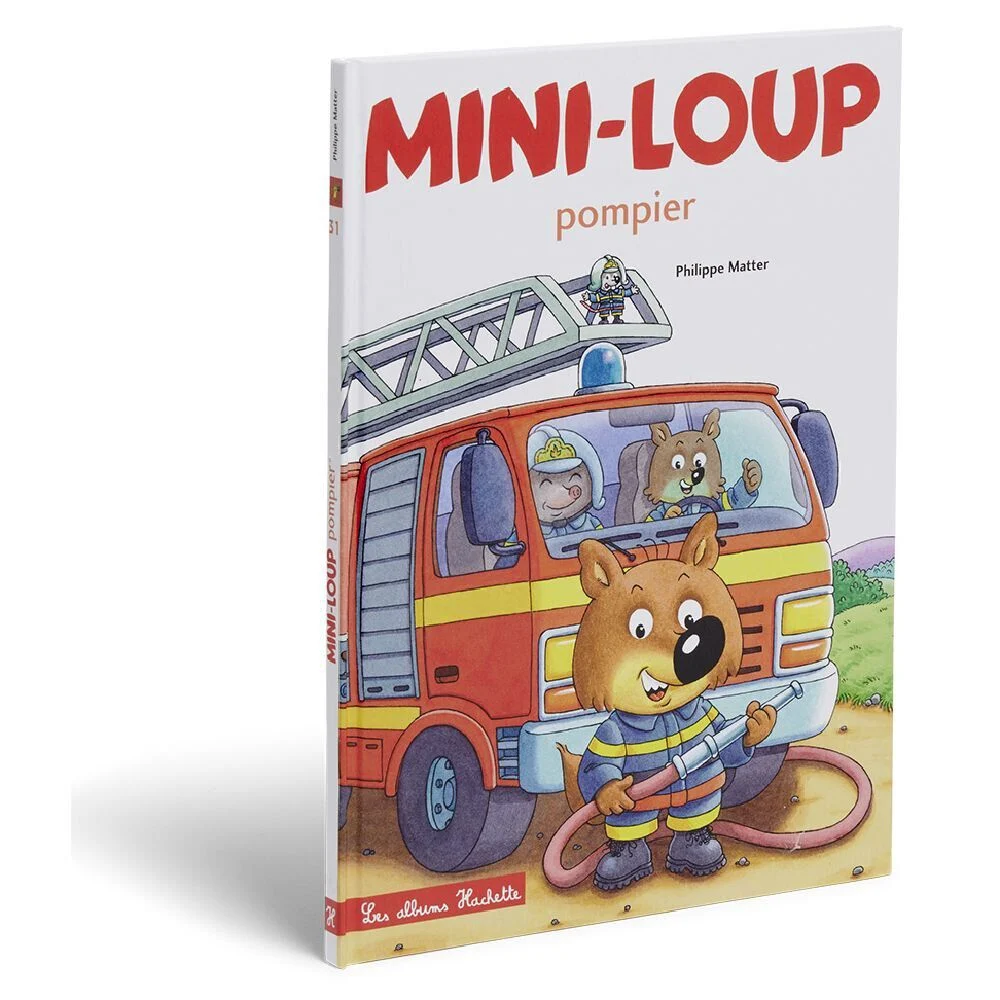 Livre Mini-Loup Pompier - Philippe Matter, Hachette jeunesse