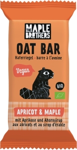 The Maple Brothers Bioi Oat Bar Apricot & Maple, 20 g