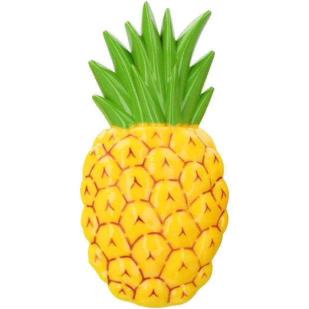 Blokker strandlaken knijper Ananas - geel