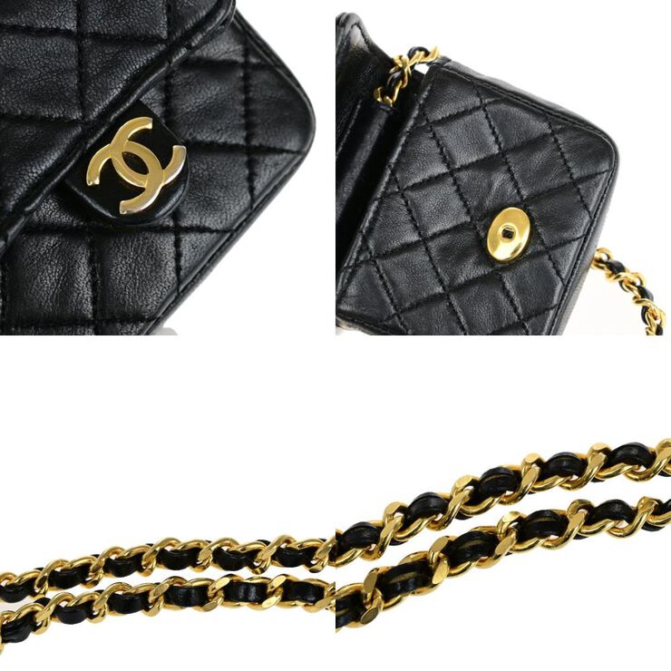 Chanel Vintage Chanel Crossbody Bag Black